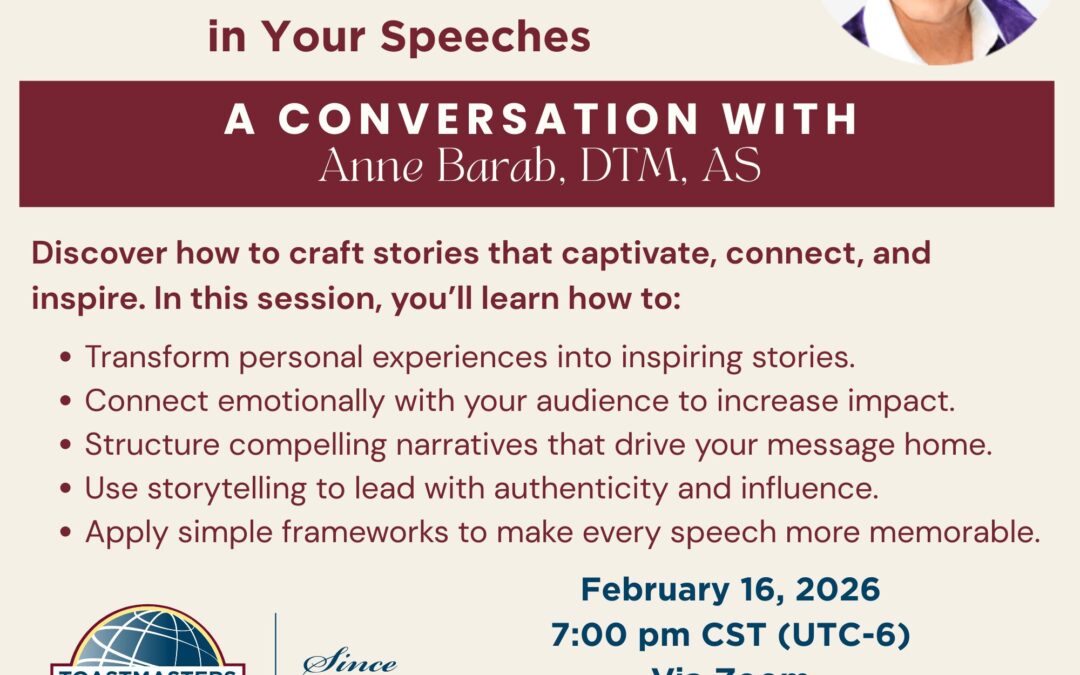 Mastering the Art of Storytelling in your Speeches